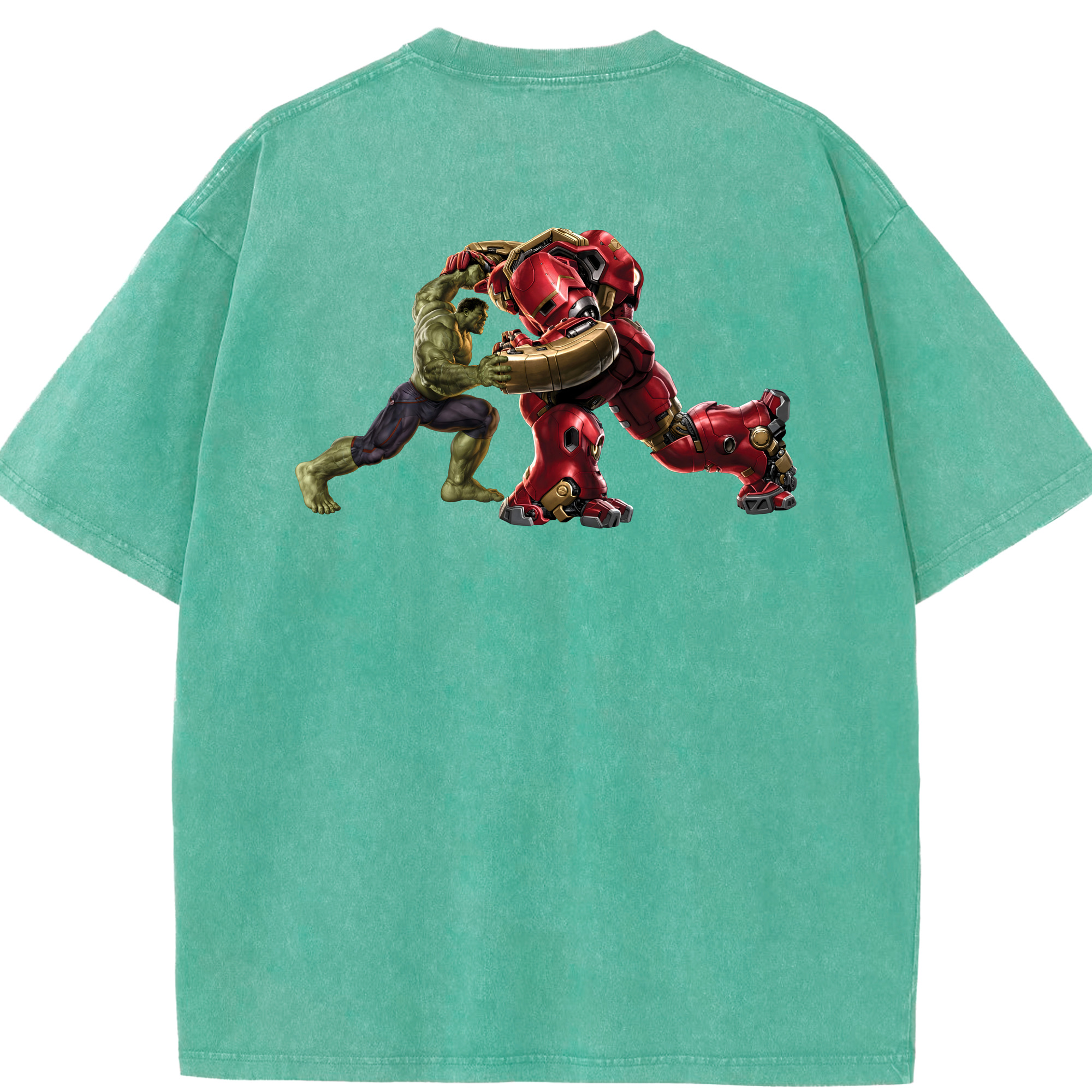 （画像用） アベンジャーズ The Avengers 綿100% ヴィンテージ風 半袖Tシャツ（背面プリント）